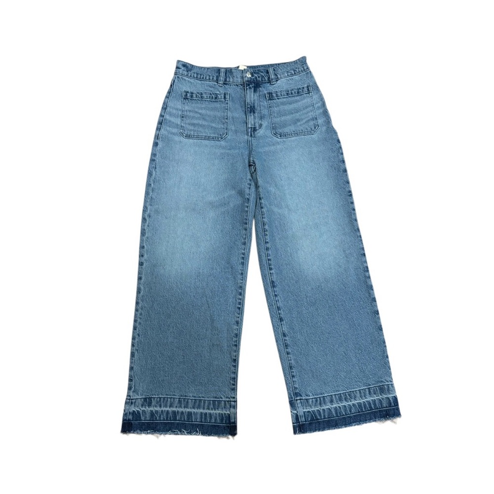 Madewell Emmett Wide Leg Jean Let Down Hem